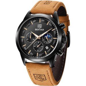 Mens Watch Waterproof Sport Military Watch for Men Multifunction Chronograph